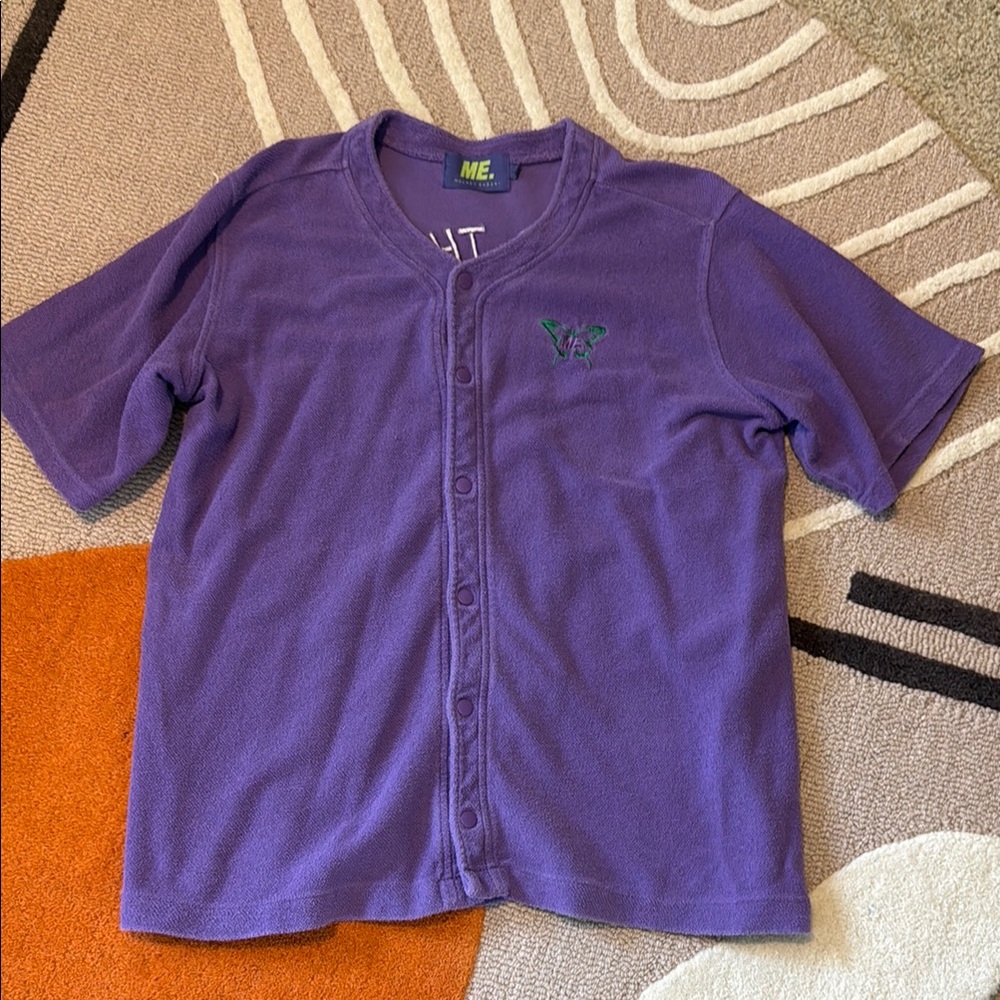 Terry cover up shirt